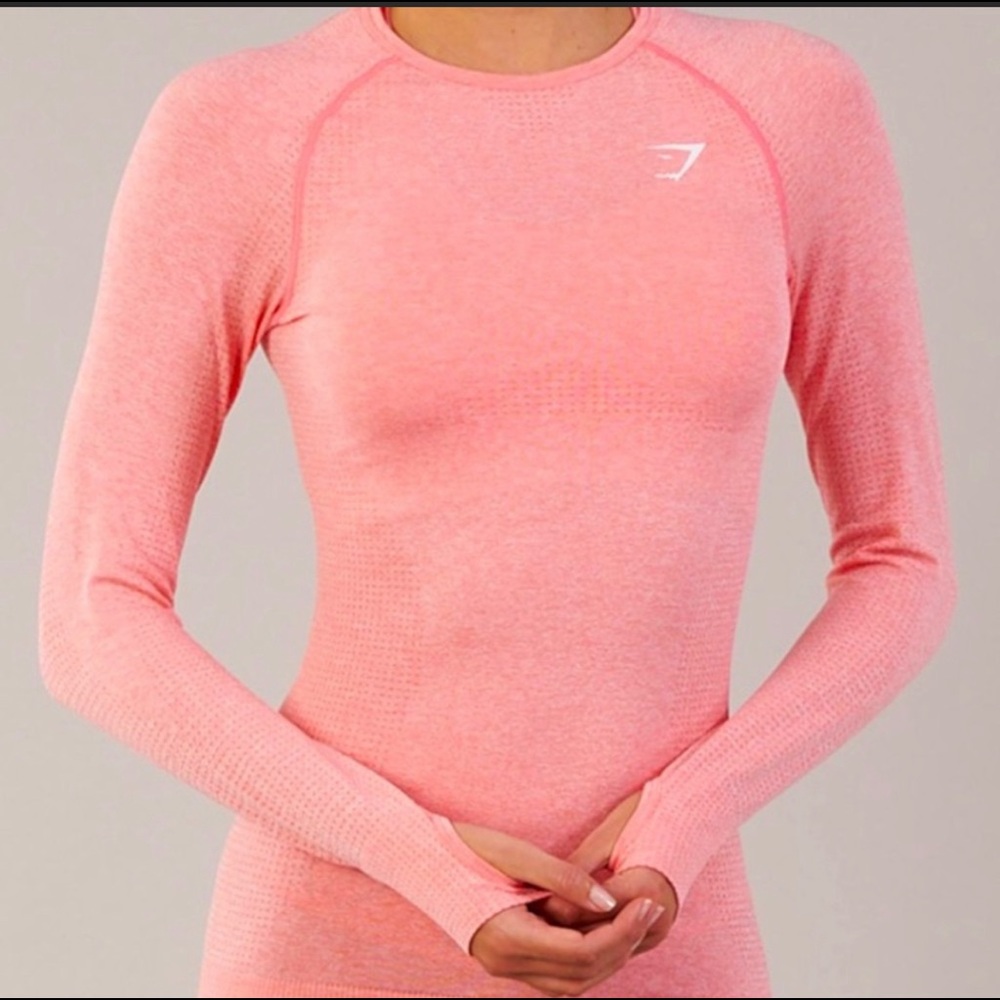 Gymshark seamless long sleeve top